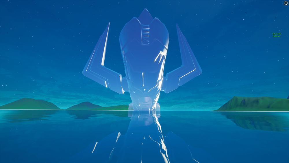 galactus cabeza por encima del agua