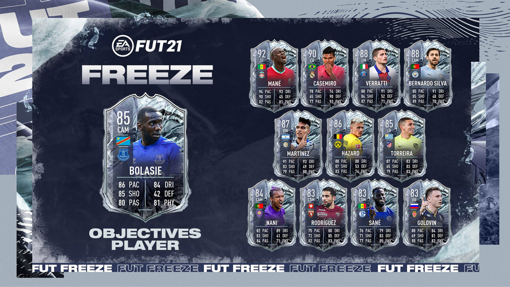 bolasie jugador objetivo fut freeze fifa 21