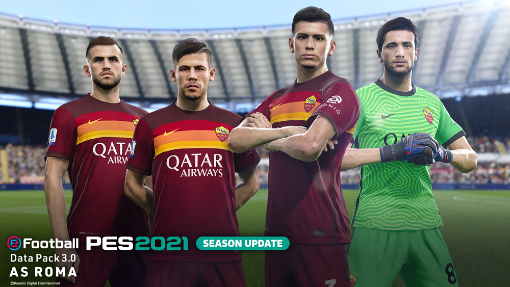 nuevas caras como paquete de datos roma 3 0 pes 2021