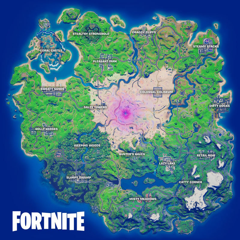 nuevo mapa temporada 5 fortnite punto cero