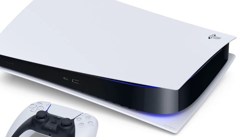 playstation 5 acostada