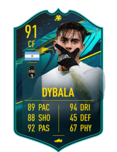 pualo dybala player moments fut 21