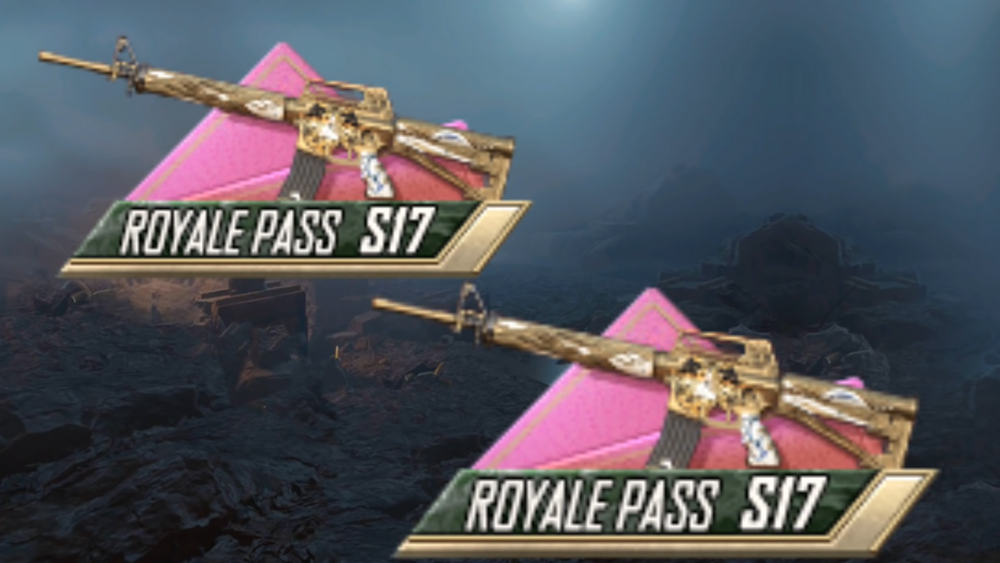 skin m 16a4 rp pubg mobile t17