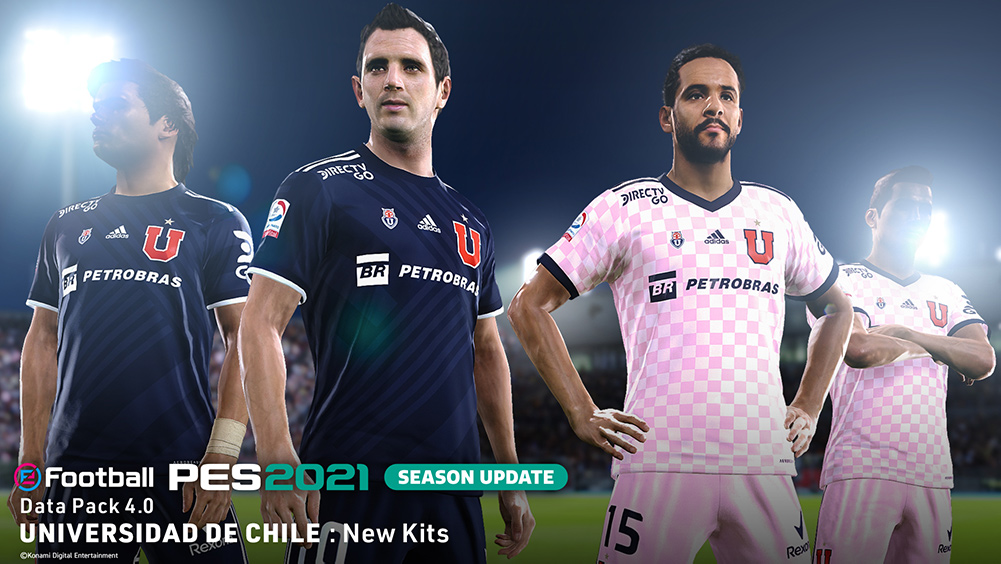 pes 2021 dp4 universidad de chile nuevos kits