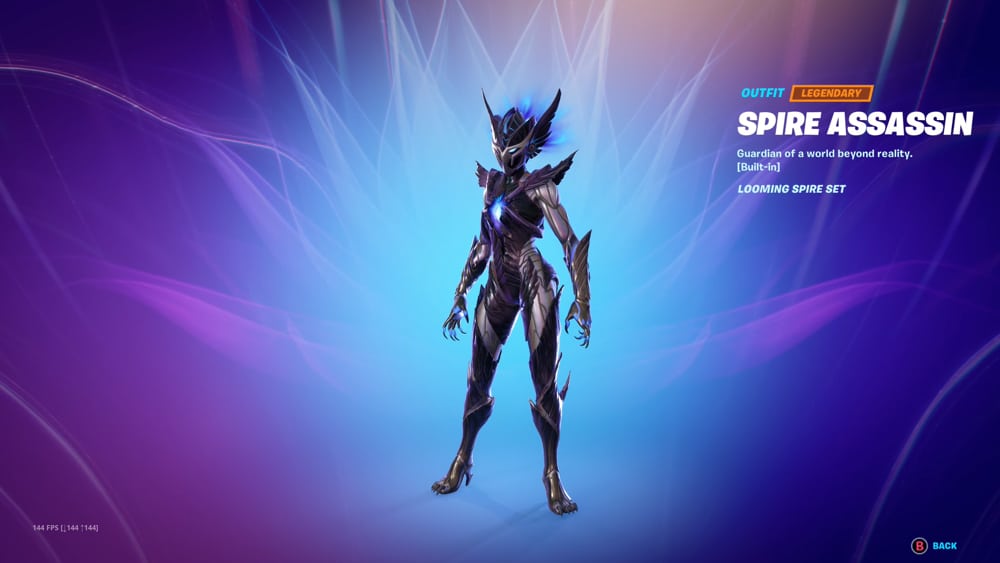 fortnite temporada 6 skin spire assassin nivel 100