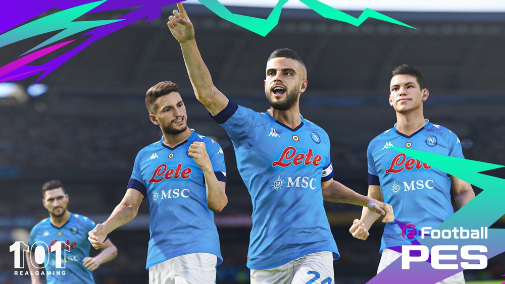 PES 2022 Napoli será uno de los nuevos clubes exclusivos de Konami