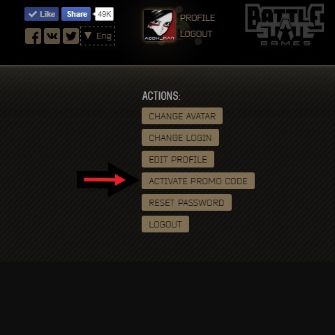 escape from tarkov codigo promocional