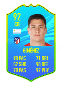 José María Giménez FOF Nation Player FUT 21