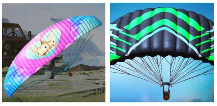 paracaidas pubg mobile