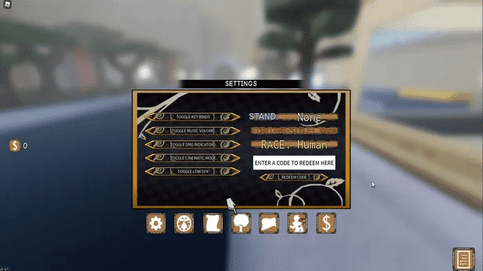 your bizarre adventure roblox