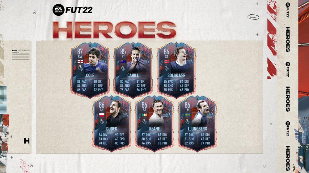 FIFA 22 FUT Heroes premier league