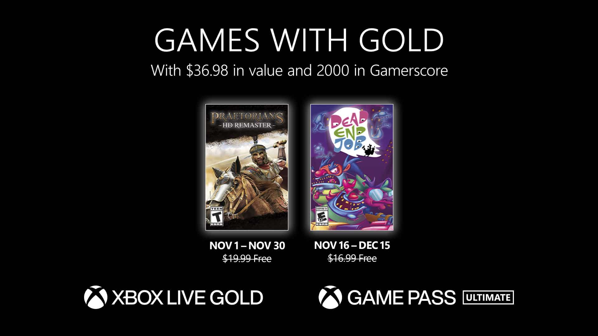 games with gold noviembre 2022 lista