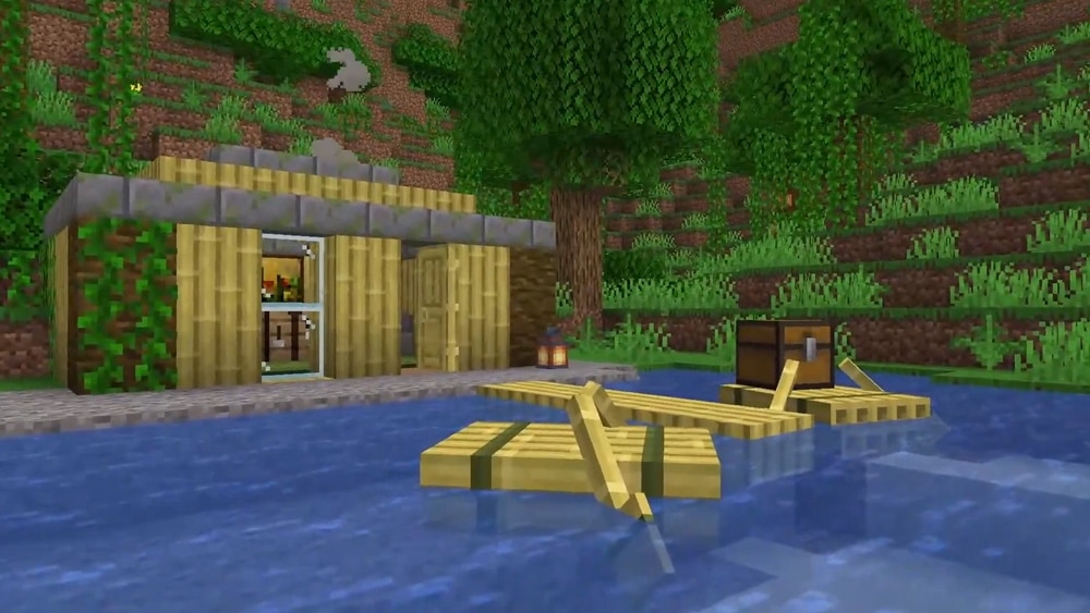 minecraft 1 20 balsa de bambú