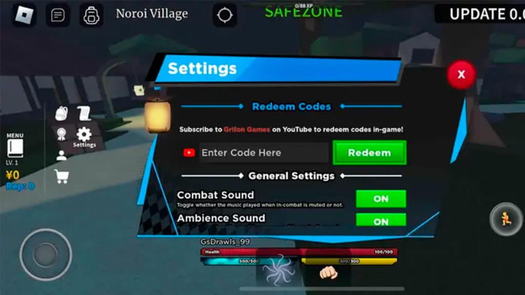 codigos kaizen roblox