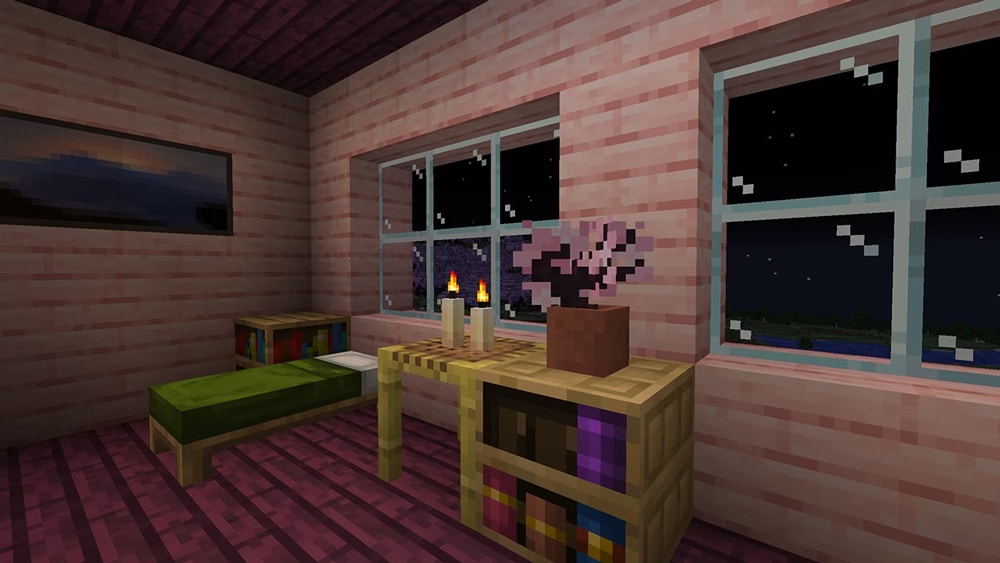 Minecraft 1 20 cherry blossom madera casa