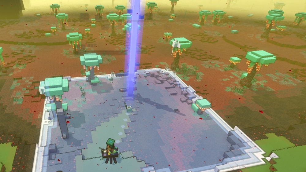 minecraft legends curando netherrack