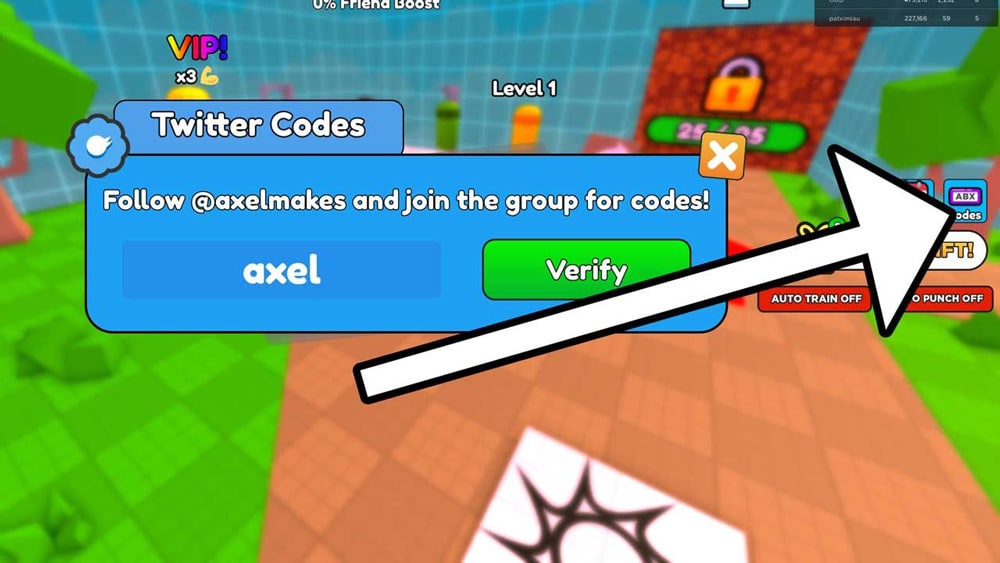 roblox punch wall simulator como canjear