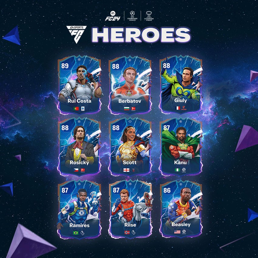 FC 24 Heroes cartas iniciales 2