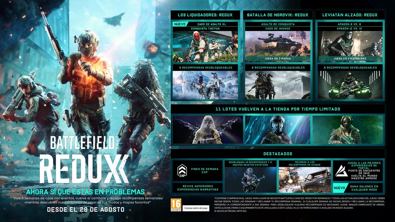 battlefield 2042 redux hoja de ruta