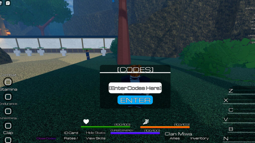 roblox codigos jujutsu chronicles como canjear