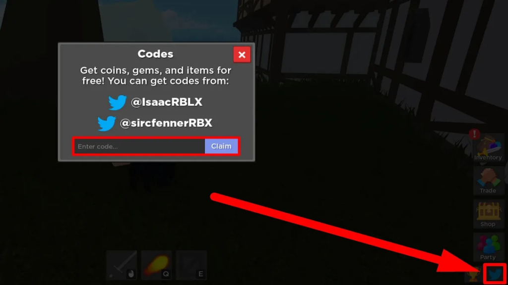 roblox dungeon quest como canjear imagen ajena