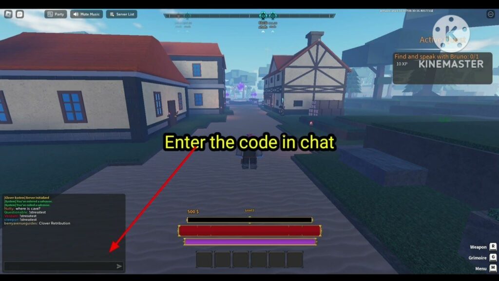 Roblox Clover Retribution como canjear codigos