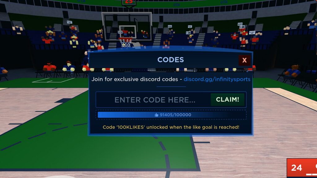 Roblox Basketball Legends como canjear