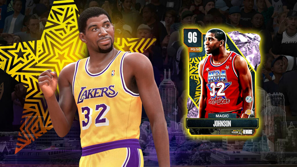 nba 2k24 temporada 4 mi equipo magic johnson diamante rosa