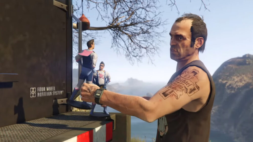 gta online cinematica con trevor