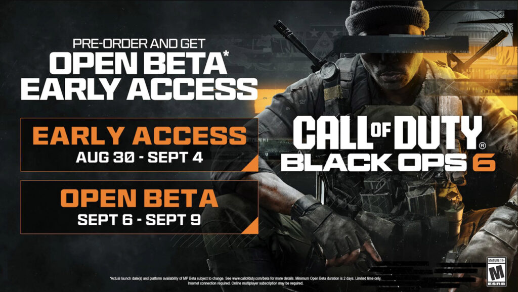black ops 6 beta fechas acceso