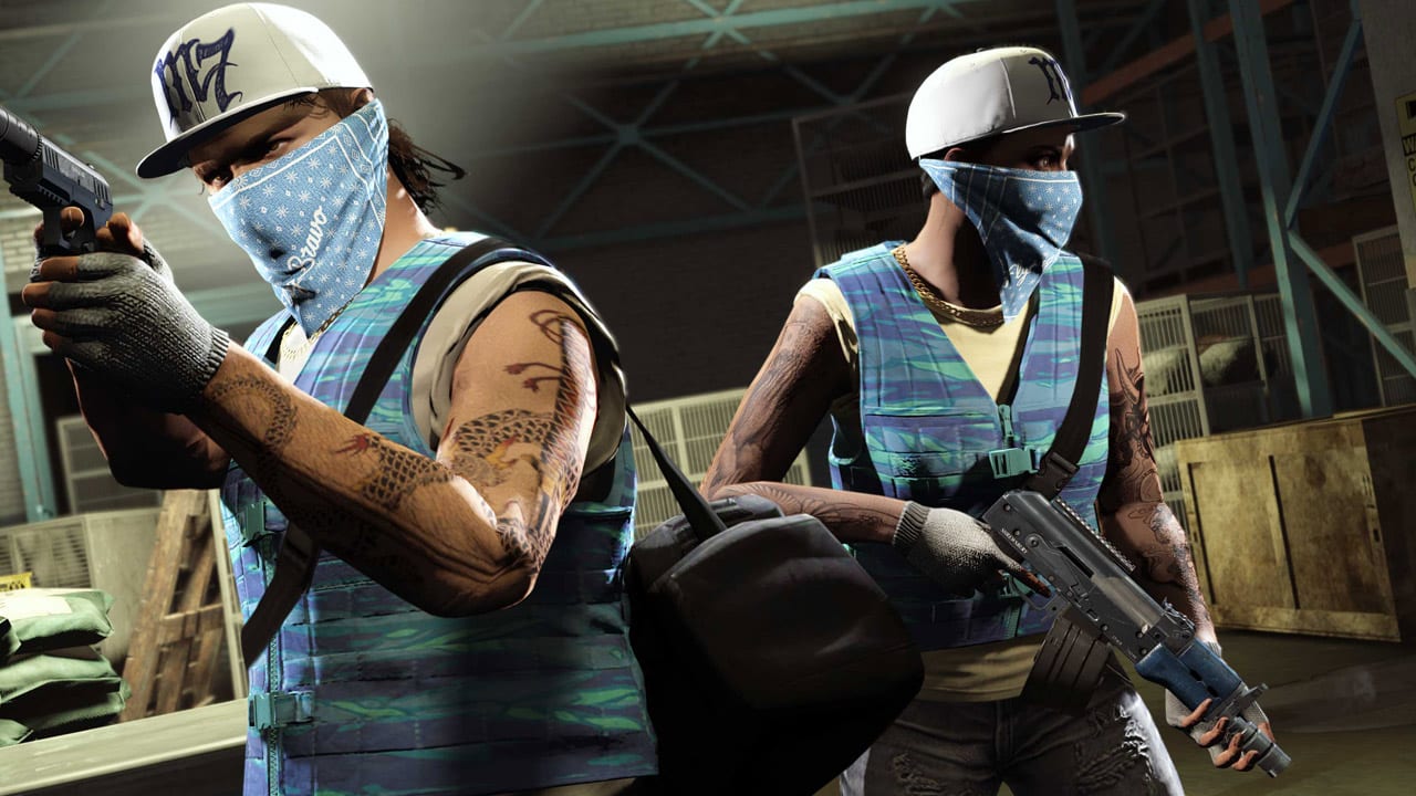 gta online cluckin bell dos personajes