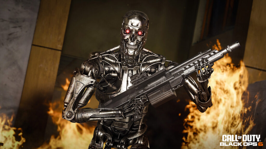 black ops 6 warzone terminator skin robot