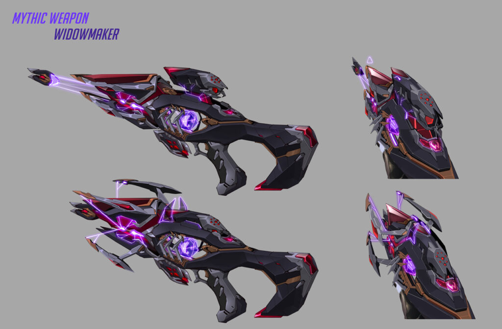 overwatch 2 temporada 15 widowmaker arma mitica arte conceptual